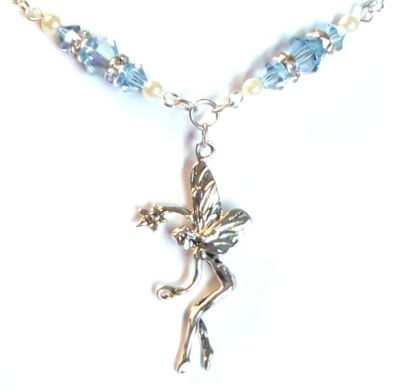 Aquamarine Wish Fairy Necklace