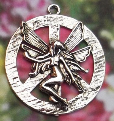 Peace Fairy Jewelry Pendant