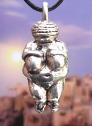 Ancient Goddess of Willendorf Pendant Available on Display Card
