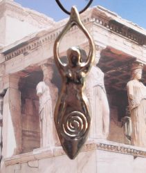 Large Spiral Goddess Charm