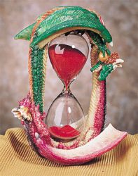 Dragon Glass Timer Clock
