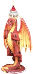 Red Dragon Candleholder