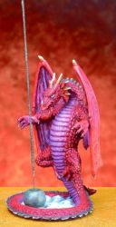 Red Dragon Incense Burner