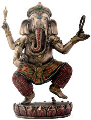 Dancing Ganesha On Lotus