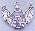Isis With Solar Disk Pendant Available on Display Card