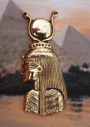 Large Head of Isis Pendant Available on Display Card