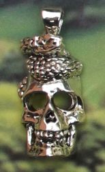 Skull and Snake Pendant