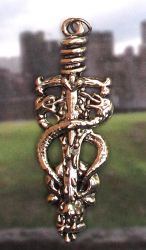 Serpent Sword Pendant