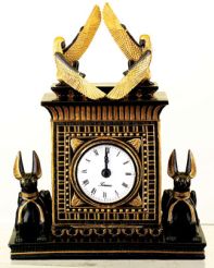 Isis & Anubis Clock