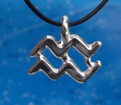 Aquarius Zodiac Pendant