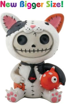 Furrybones Calico Mao-Mao Cat Statue