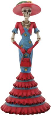 Day Of The Dead Lady Isabela Skeleton Statue