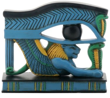 Egyptian Lion Wadjet Statue