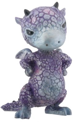 Purple Surly Dragon Statue