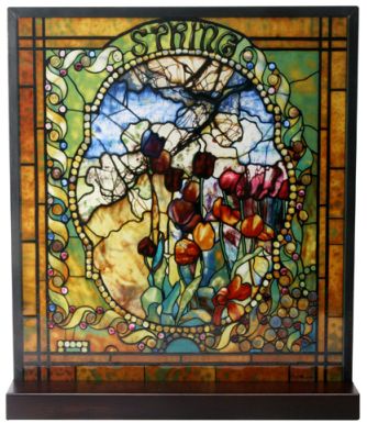 Tiffany Style - Spring Art Glass Decoration