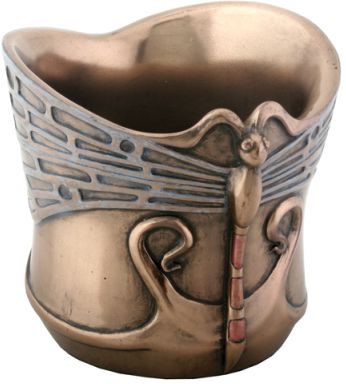 Art Nouveau - Art Deco Dragonfly Cup Statue
