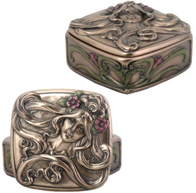Art Nouveau - Art Deco Primtemps Jewelry Box