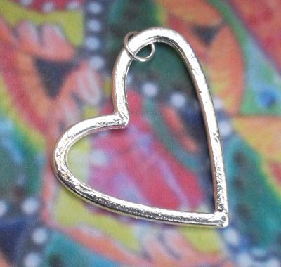 Asymmetrical Heart Jewelry Pendant