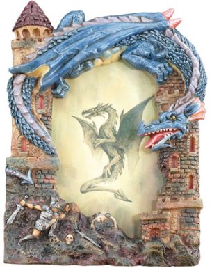 Blue Dragon Picture Frame