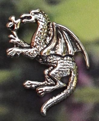 Celtic Baby Nugbert Dragon Jewelry Pendant