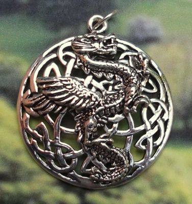 Celtic Knot Dragon Celtic Jewelry Pendant