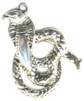 Cobra Snake Pendant - Small