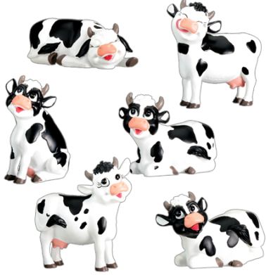 Cows Statues (Set of 6)