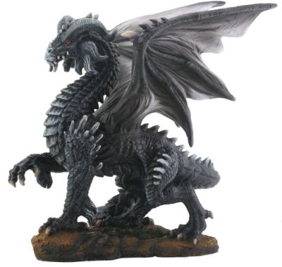 Dark Dragon Statue