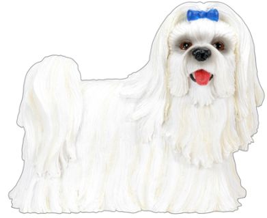 Dog Breed Statues - Maltese