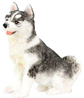 Dog Breed Statues - Siberian Husky Puppy