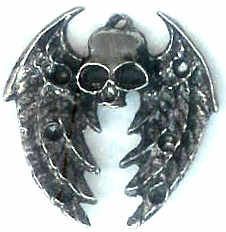 Eagle Wing Skull Jewelry Pendant