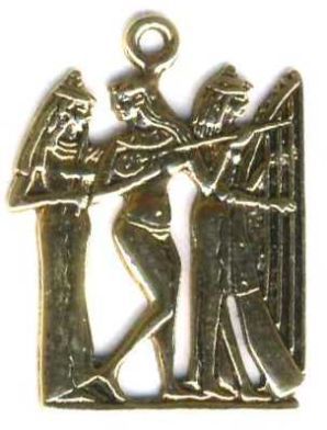 3 Egyptian Musicians Pendant