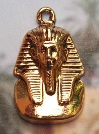 Egyptian King Tut Mask Pendant - Medium