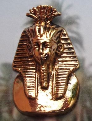 Egyptian King Tut Mask Pendant - Large