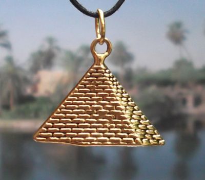 Egyptian Pyramid Of Cheops Pendant - Medium
