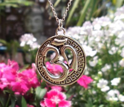 Engraved Encircled Om (Aum) Pendant