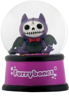 Furrybones Flappy Vampire Bat Waterglobe