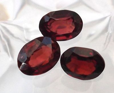 Garnet Faceted Gemstone