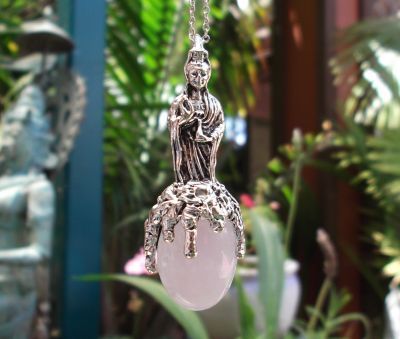 Goddess Quan Yin Gem Pendant