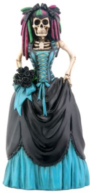 Skeleton Gothic Bride Statue