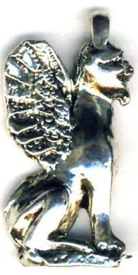 Gothic Grinning Gargoyle Celtic Jewelry Pendant