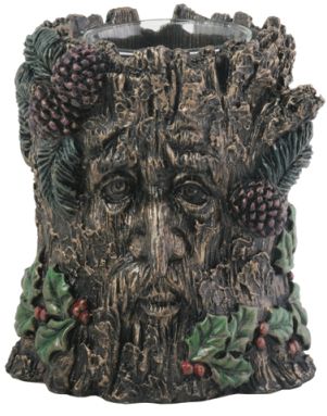 Green Man Holder Winter