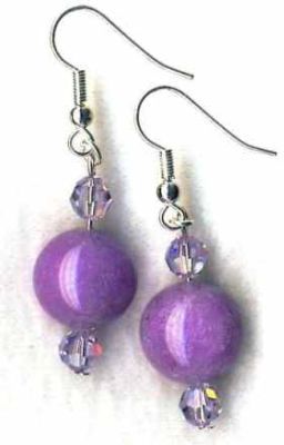 Lavender Vision Handmade Earrings