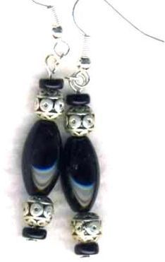 Midnight Princess Handmade Earrings