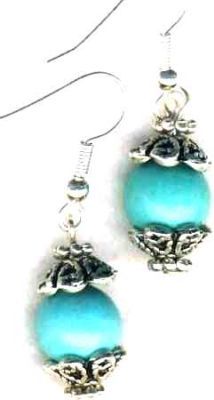 Precious Turquoise Handmade Earrings