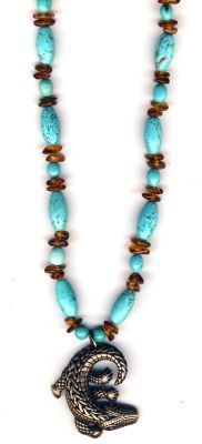 Southwest Sunset Handmade Gemstone Necklace