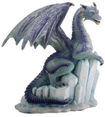 Ice Dragon On Ice Statue