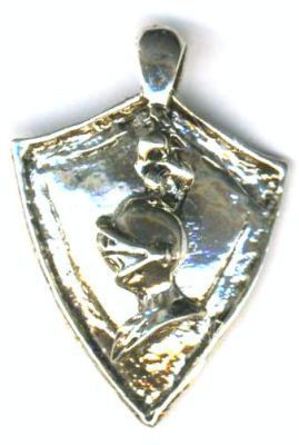 Knights Shield Celtic Jewelry Pendant