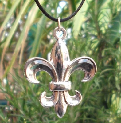 Large Fleur De Lis - Smooth Jewelry Pendant