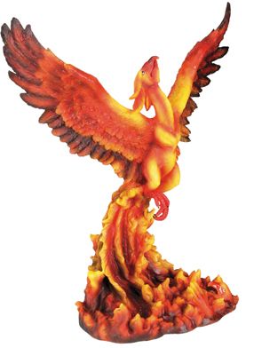Large Phoenix Rising Figurine Statue